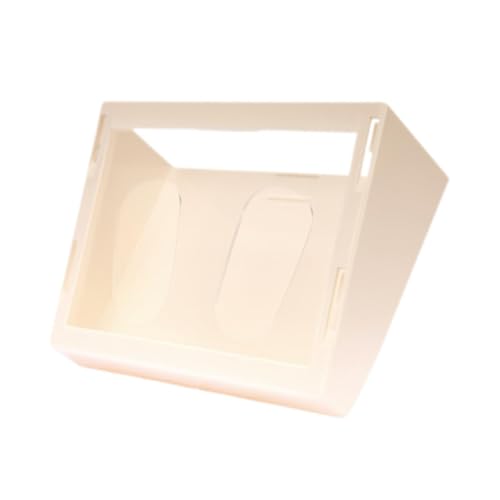 F Fityle Hay Feeder für Kaninchen, weniger verschwendet, Lebensmittelspender Kleiner Tier Heukrise für Haustiere kleine Tierhasen, Beige von F Fityle