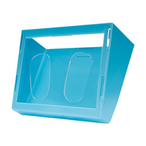 F Fityle Hay Feeder für Kaninchen, weniger verschwendet, Lebensmittelspender Kleiner Tier Heukrise für Haustiere kleine Tierhasen, Blau von F Fityle