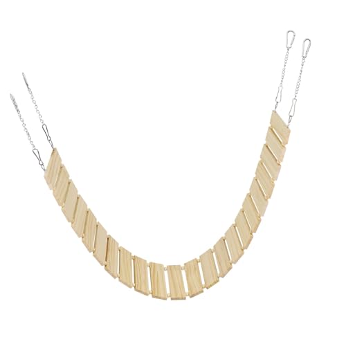 F Fityle Hölzerne Hühnchen -Schwung Papagei Schwung Ständer Holzspielzeug Spielzeug Bird Spielplatz Accessoire Holz Hühnchen Spielzeug für große Sittiche von F Fityle
