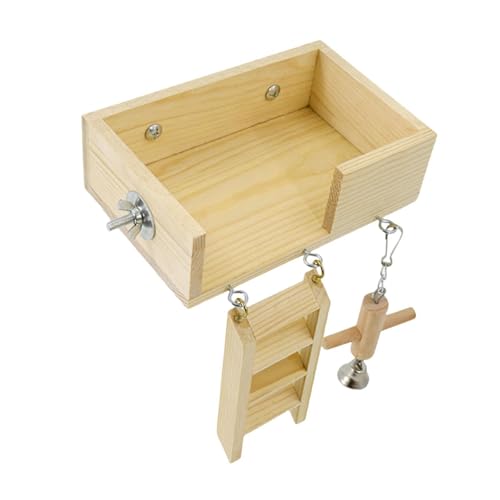 F Fityle Hölzerner Spielständer für Vögel, Papageien, Barsch, Papageien, Stabiler Käfig für kleine Tiere, Zubehör zum Aufhängen, für Hamster, F Fityle Hölzerner Spielständer für Vögel, Papageien, Barsch, Papageien, Stabiler Käfig für kleine Tiere, Zubehör zum Aufhängen, für Hamster, von F Fityle