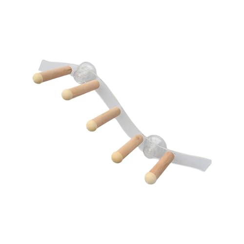 F Fityle Holzstange Spielzeug für Vögel mit Saugnapf, Käfigzubehör, Stil b F Fityle Holzstange Spielzeug für Vögel mit Saugnapf, Käfigzubehör, Stil b von F Fityle