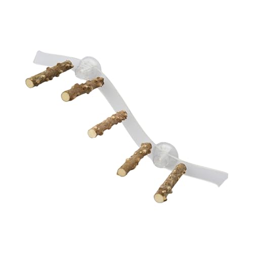 F Fityle Holzstange Spielzeug für Vögel mit Saugnapf, Käfigzubehör, Stil c F Fityle Holzstange Spielzeug für Vögel mit Saugnapf, Käfigzubehör, Stil c von F Fityle