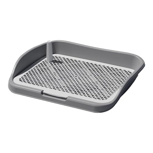 F Fityle Hunde-Toiletten-PIPI-Pad-Halter, langlebig, für den Innenbereich, Hunde-Trainingstoilette, Hunde-Töpfchen-Tablett, Trainings-Pad für den Heimgebrauch, grau F Fityle Hunde-Toiletten-PIPI-Pad-Halter, langlebig, für den Innenbereich, Hunde-Trainingstoilette, Hunde-Töpfchen-Tablett, Trainings-Pad für den Heimgebrauch, grau von F Fityle