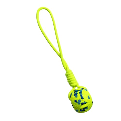 F Fityle Hundeball am Seil, Hundeseilspielzeugball für Aggressive Kauer, interaktiver Hundeseilball für von Hunden, Fluoreszierendes Gelb F Fityle Hundeball am Seil, Hundeseilspielzeugball für Aggressive Kauer, interaktiver Hundeseilball für von Hunden, Fluoreszierendes Gelb von F Fityle