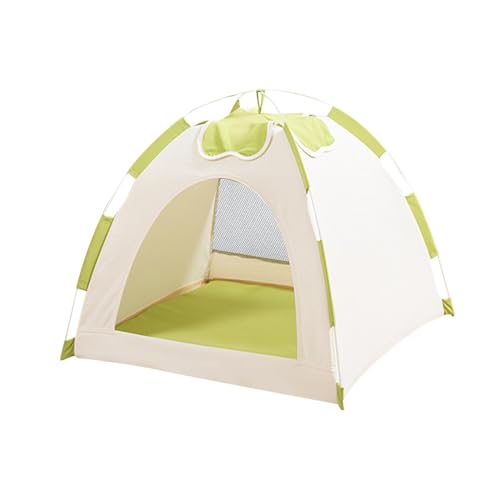 F Fityle Hundehütte, Haustierzelt, Nestausrüstung, Haustierhaus, verschleißfest, tragbar, bequem, Katzenschlafbett, Haustierbett für Camping, Kätzchen, hellgrün F Fityle Hundehütte, Haustierzelt, Nestausrüstung, Haustierhaus, verschleißfest, tragbar, bequem, Katzenschlafbett, Haustierbett für Camping, Kätzchen, hellgrün von F Fityle