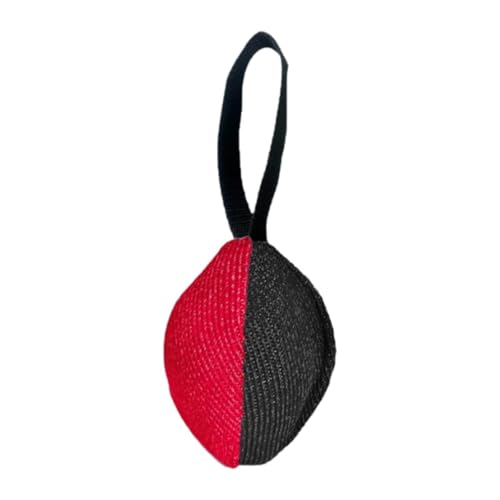 F Fityle Hundeschleppball Interaktives Hund Spielzeug Leicht komfortable tragbare Bite -Trainingsspiele, Schwarz Und Rot F Fityle Hundeschleppball Interaktives Hund Spielzeug Leicht komfortable tragbare Bite -Trainingsspiele, Schwarz Und Rot von F Fityle