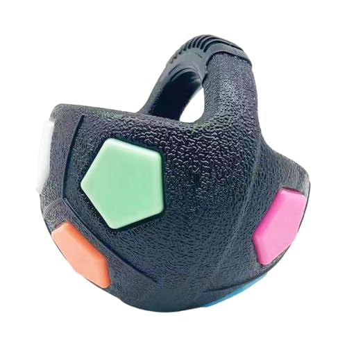 F Fityle Hundespielzeug Fußballhunde Wasserspielzeug, Innen im Freien, für Tug of Wars Interactive Ball für kleine Mudiem Large Breed Training, Schwarz F Fityle Hundespielzeug Fußballhunde Wasserspielzeug, Innen im Freien, für Tug of Wars Interactive Ball für kleine Mudiem Large Breed Training, Schwarz von F Fityle