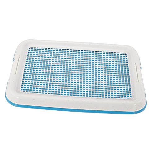 F Fityle Hundetöpfchen-Toiletten-Trainingstablett, Hundetoilette 18,5 x 13,8 Zoll mit sicherem Netzverschluss, Töpfchen-Trainingstablett, Hundetöpfchen-Tablett, Blau F Fityle Hundetöpfchen-Toiletten-Trainingstablett, Hundetoilette 18,5 x 13,8 Zoll mit sicherem Netzverschluss, Töpfchen-Trainingstablett, Hundetöpfchen-Tablett, Blau von F Fityle
