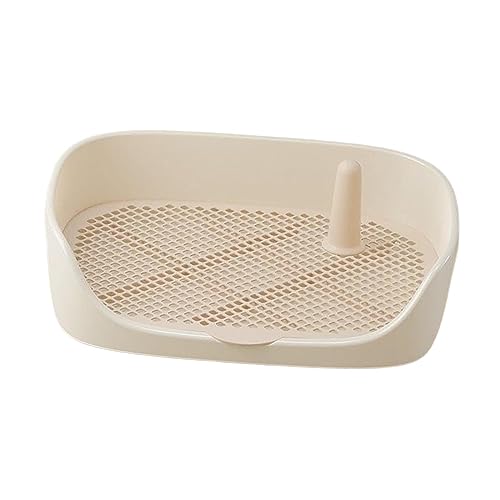 F Fityle Hundetoiletten-Trainings-Töpfchen-Tablett, Töpfchen-Trainer-Trainingspads-Halter, Bettpfanne, Wohnung, Haustier-Katzentoilette, Trainingspad-Toilette, Beige 48x37x13cm F Fityle Hundetoiletten-Trainings-Töpfchen-Tablett, Töpfchen-Trainer-Trainingspads-Halter, Bettpfanne, Wohnung, Haustier-Katzentoilette, Trainingspad-Toilette, Beige 48x37x13cm von F Fityle