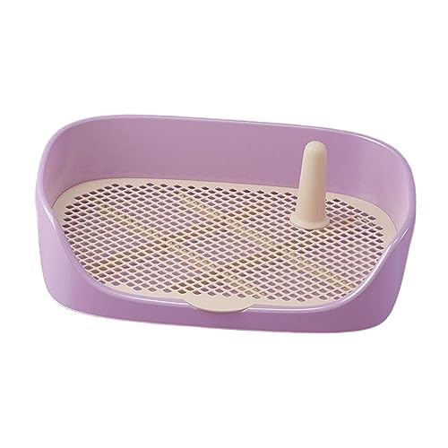 F Fityle Hundetoiletten-Trainings-Töpfchen-Tablett, Töpfchen-Trainer-Trainingspads-Halter, Bettpfanne, Wohnung, Haustier-Katzentoilette, Trainingspad-Toilette, Lila 40x30x11cm F Fityle Hundetoiletten-Trainings-Töpfchen-Tablett, Töpfchen-Trainer-Trainingspads-Halter, Bettpfanne, Wohnung, Haustier-Katzentoilette, Trainingspad-Toilette, Lila 40x30x11cm von F Fityle