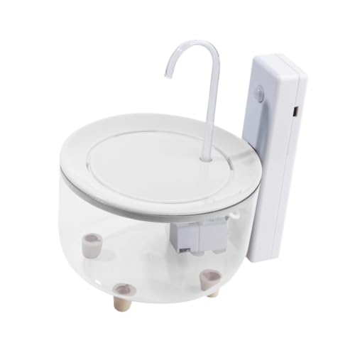 F Fityle Induktions-Katzen-Wasserbrunnen 5S-Reaktion Aufladbares Haustier-Tränkeschalen-Filtersystem für Welpen, kleine Hunde, Kätzchen, Nacht, Weiß F Fityle Induktions-Katzen-Wasserbrunnen 5S-Reaktion Aufladbares Haustier-Tränkeschalen-Filtersystem für Welpen, kleine Hunde, Kätzchen, Nacht, Weiß von F Fityle
