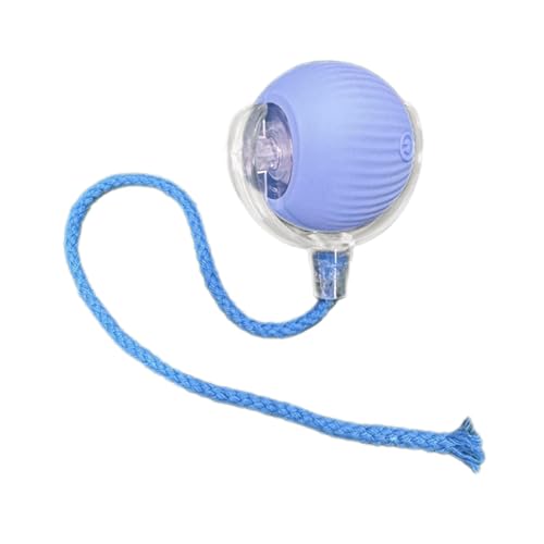 F Fityle Interaktiver Katzenspielzeugball, Rollender Ball, Intelligenter, Leichter, Tragbarer Elektrischer Hundeball, Beweglicher Ball für Erwachsene, Kätzchen, Blau F Fityle Interaktiver Katzenspielzeugball, Rollender Ball, Intelligenter, Leichter, Tragbarer Elektrischer Hundeball, Beweglicher Ball für Erwachsene, Kätzchen, Blau von F Fityle