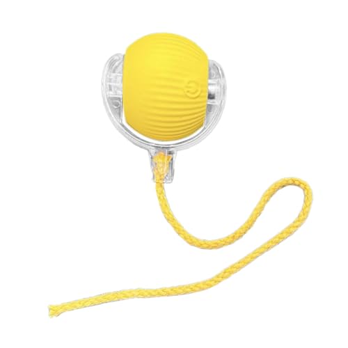 F Fityle Interaktiver Katzenspielzeugball, Rollender Ball, Intelligenter, Leichter, Tragbarer Elektrischer Hundeball, Beweglicher Ball für Erwachsene, Kätzchen, Gelb F Fityle Interaktiver Katzenspielzeugball, Rollender Ball, Intelligenter, Leichter, Tragbarer Elektrischer Hundeball, Beweglicher Ball für Erwachsene, Kätzchen, Gelb von F Fityle