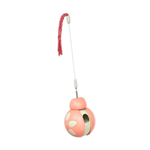 F Fityle Interaktives Katzenspielzeug, Leckerli-Spender für Katzen, Spielzeug für Hauskatzen, Trainingsspielzeug, langsamer Futterspender, Leckerli-Ball, Rosa F Fityle Interaktives Katzenspielzeug, Leckerli-Spender für Katzen, Spielzeug für Hauskatzen, Trainingsspielzeug, langsamer Futterspender, Leckerli-Ball, Rosa von F Fityle