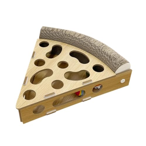 F Fityle Interaktives Katzenspielzeug-Puzzle aus Holzbox, Katzen-Puzzle-Spielzeug, Kätzchen-Ballspielzeug für Kätzchen, Hauskatzen, gelangweilte Katzen F Fityle Interaktives Katzenspielzeug-Puzzle aus Holzbox, Katzen-Puzzle-Spielzeug, Kätzchen-Ballspielzeug für Kätzchen, Hauskatzen, gelangweilte Katzen von F Fityle