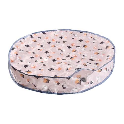 F Fityle Jagd-Katzenspielzeug-Abdeckung, Versteckspiel, Selbstspiel, Übungsspielzeug, lustige Jagdhaube, interaktives Katzenspielzeug für Kätzchen, spielende, Karton Rosa von F Fityle