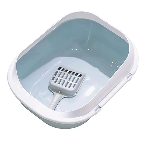 F Fityle Kätzchentoilette, Katzentoilette, Oben offen, Haustiertoilette, langlebig, hohe Seiten, Privatsphäre, Katzensandkasten, Katzentoilette, Katzentoilette, Blau F Fityle Kätzchentoilette, Katzentoilette, Oben offen, Haustiertoilette, langlebig, hohe Seiten, Privatsphäre, Katzensandkasten, Katzentoilette, Katzentoilette, Blau von F Fityle