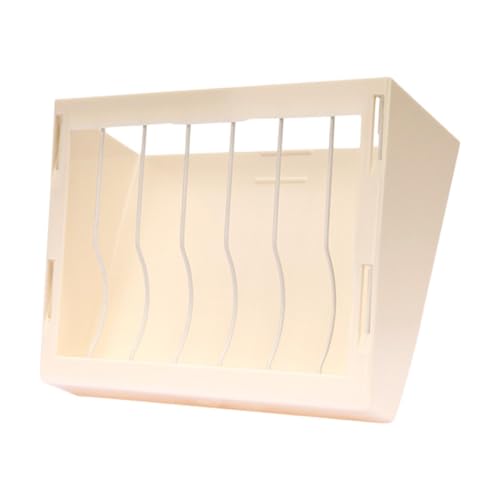 F Fityle Kaninchen -Heu -Feeder -Fütterung Manger Heubehälter Kleiner Haustiernahrungspenser weniger Abfall -Grashalter für Hamster kleines Tier, Beige von F Fityle