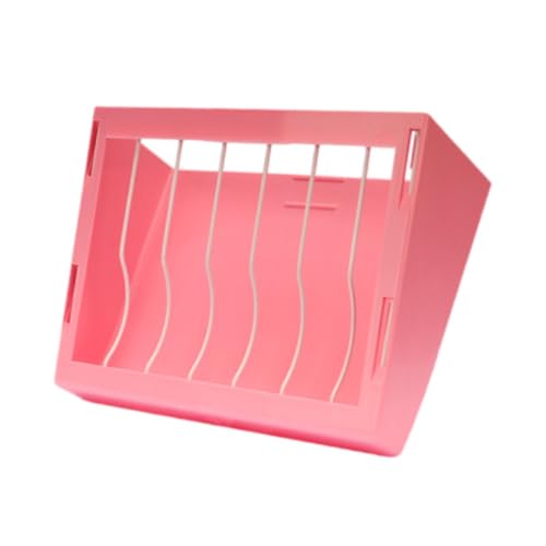 F Fityle Kaninchen -Heu -Feeder -Fütterung Manger Heubehälter Kleiner Haustiernahrungspenser weniger Abfall -Grashalter für Hamster kleines Tier, Rosa von F Fityle