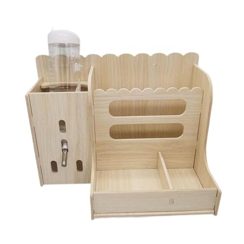 F Fityle Kaninchen Heuheime, Holzfutterkrippe, tragbarer, Multifunktion, mit Wasserkocher F Fityle Kaninchen Heuheime, Holzfutterkrippe, tragbarer, Multifunktion, mit Wasserkocher von F Fityle