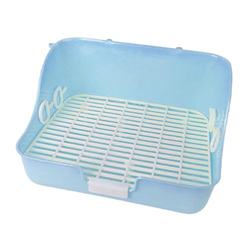 F Fityle Kaninchendrüsenbox Käfig Toilette Kleines Tier in Innenkäfigkäfigwanne kleine Haustiere Bettwäsche -Katzentoilette für Frettchen Hedgehog Galesaurier, Blau F Fityle Kaninchendrüsenbox Käfig Toilette Kleines Tier in Innenkäfigkäfigwanne kleine Haustiere Bettwäsche -Katzentoilette für Frettchen Hedgehog Galesaurier, Blau von F Fityle