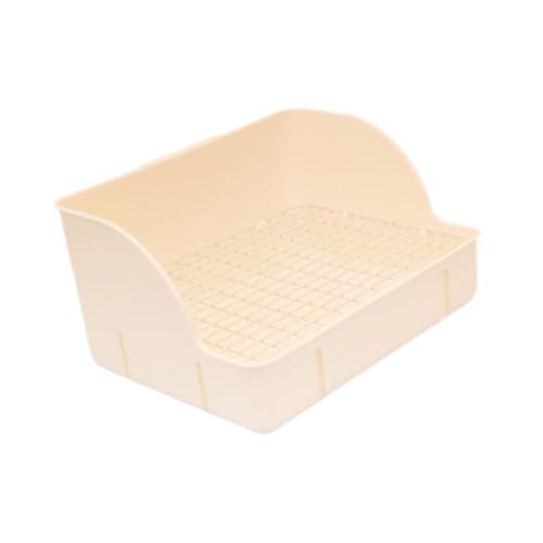 F Fityle Kaninchenstreu Pfanne, Eckstreupfanne, Pee Pfanne, Töpfchenzug, Ecktoilettenbox für Frettchen Ratten Chinchillas Hamster, Beige F Fityle Kaninchenstreu Pfanne, Eckstreupfanne, Pee Pfanne, Töpfchenzug, Ecktoilettenbox für Frettchen Ratten Chinchillas Hamster, Beige von F Fityle