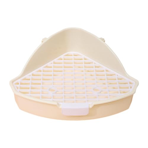F Fityle Kaninchentoilette, Töpfchentrainer, 25 x 17 x 10 cm, Pinkeltablett, Haustiertoilette, Kleintiertoilette für Chinchillas, Frettchen, Meerschweinchen, Weiß F Fityle Kaninchentoilette, Töpfchentrainer, 25 x 17 x 10 cm, Pinkeltablett, Haustiertoilette, Kleintiertoilette für Chinchillas, Frettchen, Meerschweinchen, Weiß von F Fityle