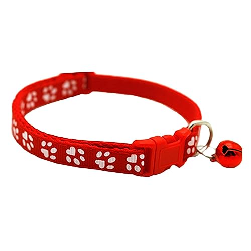 F Fityle Katzen-Halsband, Hundeglocken-Halsband mit Glöckchen-Anhänger, Welpen-Halsband, tragbares Haustier-Kätzchen-Halsband, Katzen-Halskette für Damen und von F Fityle