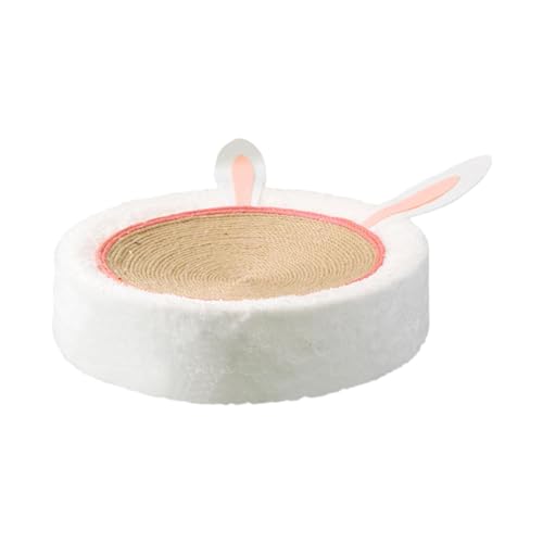 F Fityle Katzen Kratzbrett Schüssel Kratzlounge Bett Haus Spielen Schlafliege Kratzpad Trainingsspielzeug für Kitty Indoor Katzen, Ungefärbtes Seil F Fityle Katzen Kratzbrett Schüssel Kratzlounge Bett Haus Spielen Schlafliege Kratzpad Trainingsspielzeug für Kitty Indoor Katzen, Ungefärbtes Seil von F Fityle