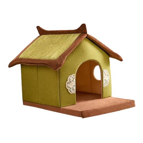 F Fityle Katzenbett, Hundenest, Hütte, bequemes Katzenzelt, waschbar, Kätzchenunterschlupf, rutschfeste Unterseite, für Innenkatzen, Welpen, abnehmbares, L F Fityle Katzenbett, Hundenest, Hütte, bequemes Katzenzelt, waschbar, Kätzchenunterschlupf, rutschfeste Unterseite, für Innenkatzen, Welpen, abnehmbares, L von F Fityle