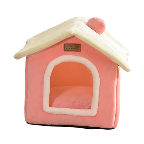 F Fityle Katzenbett für Hauskatzen, halbgeschlossenes Hunde- und Katzennest, beruhigender Zwinger, waschbar, Schlummer-Katzenhaus, Katzenzelt, Höhle für kleine, ROSA F Fityle Katzenbett für Hauskatzen, halbgeschlossenes Hunde- und Katzennest, beruhigender Zwinger, waschbar, Schlummer-Katzenhaus, Katzenzelt, Höhle für kleine, ROSA von F Fityle