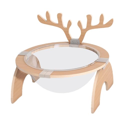 F Fityle Katzenbett mit Hirschmotiv, Schlafnest, Katzenmöbel, moderner Holzständer, Katzenspielzeug, Haustierzubehör, Ganzjahres-Haustierbett, Katzennest, l F Fityle Katzenbett mit Hirschmotiv, Schlafnest, Katzenmöbel, moderner Holzständer, Katzenspielzeug, Haustierzubehör, Ganzjahres-Haustierbett, Katzennest, l von F Fityle