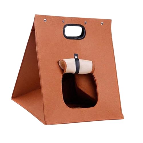 F Fityle Katzenbetthöhle mit tragbarem kratzfestem waschbares Faltkatzen -Katzenhüttenzelt für -Spielen Kätzchen, 40cmx40cmx48cm F Fityle Katzenbetthöhle mit tragbarem kratzfestem waschbares Faltkatzen -Katzenhüttenzelt für -Spielen Kätzchen, 40cmx40cmx48cm von F Fityle