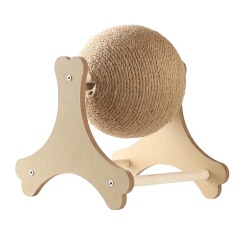 F Fityle Katzenkratzball mit stabilem Ständer, interaktives Katzenspielzeug für Häschen, Kätzchen, Übungen, Spielen, Geschenke für, Knochenform F Fityle Katzenkratzball mit stabilem Ständer, interaktives Katzenspielzeug für Häschen, Kätzchen, Übungen, Spielen, Geschenke für, Knochenform von F Fityle