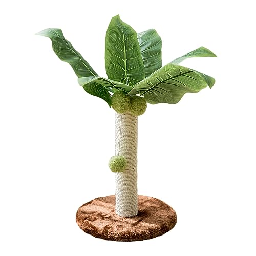 F Fityle Katzenkratzbaum, Sisal-Kratzbaum, interaktives Katzenspielzeug, Katzenmöbel, bedeckt mit weichem Plüschteppich, Katzen, Kätzchen, Kratzbaum, braun 25cm F Fityle Katzenkratzbaum, Sisal-Kratzbaum, interaktives Katzenspielzeug, Katzenmöbel, bedeckt mit weichem Plüschteppich, Katzen, Kätzchen, Kratzbaum, braun 25cm von F Fityle