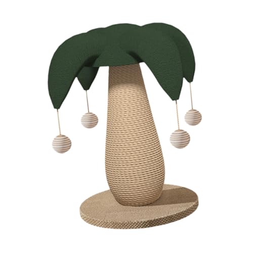 F Fityle Katzenkratzbaum, vertikaler Katzenkratzbaum mit Ball, interaktives Katzenspielzeug für Hauskatzen, Katzenkratzsäule, Sisal-Kratzbaum, Clownhut F Fityle Katzenkratzbaum, vertikaler Katzenkratzbaum mit Ball, interaktives Katzenspielzeug für Hauskatzen, Katzenkratzsäule, Sisal-Kratzbaum, Clownhut von F Fityle