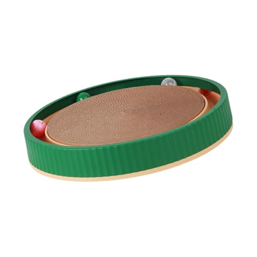 F Fityle Katzenkratzbaum Kartonhaus Wellpappe Katzenkratzbaum Schüssel Katzenspielzeug für Kätzchen Schleifen Krallen Spielen Schlafen Ausruhen von F Fityle