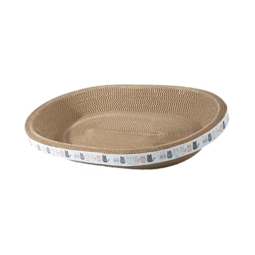 F Fityle Katzenkratzbett aus Pappe, Katzenlounge, Bettauflage, Kratzbrett, Katzenkratzschale, Spielzeug zum Schleifen von Krallen, Möbelschutz, XL F Fityle Katzenkratzbett aus Pappe, Katzenlounge, Bettauflage, Kratzbrett, Katzenkratzschale, Spielzeug zum Schleifen von Krallen, Möbelschutz, XL von F Fityle