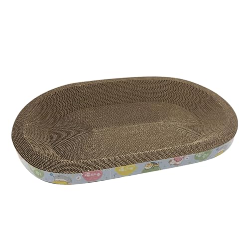 F Fityle Katzenkratzbrett, Kartonbett, Loungebett aus Karton, interaktives Spielzeug, Spiel- und Ruheplatz, Kratzkissen, Sofa, Katzenkratzbett für Hauskatzen F Fityle Katzenkratzbrett, Kartonbett, Loungebett aus Karton, interaktives Spielzeug, Spiel- und Ruheplatz, Kratzkissen, Sofa, Katzenkratzbett für Hauskatzen von F Fityle