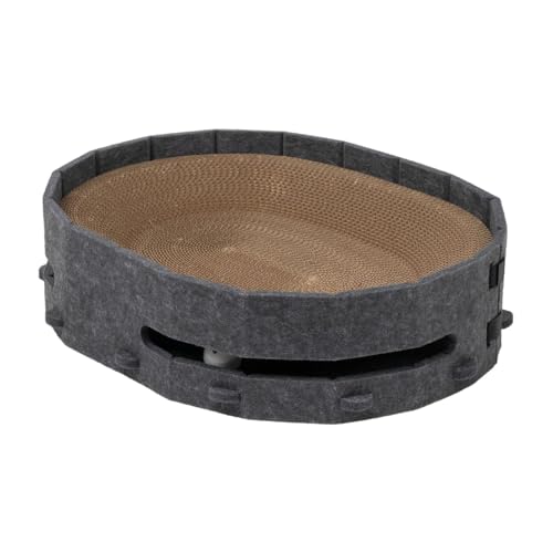 F Fityle Katzenkratzbrett, Katzenkratzbrett, interaktives Mehrzweckspielzeug, Schleifklauen-Kratzmatte für Geschenke, Heimgebrauch, Kätzchen F Fityle Katzenkratzbrett, Katzenkratzbrett, interaktives Mehrzweckspielzeug, Schleifklauen-Kratzmatte für Geschenke, Heimgebrauch, Kätzchen von F Fityle