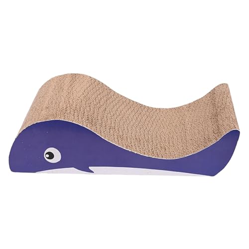 F Fityle Katzenkratzer, Katzenkratzpad, großes Sofa, gewellte Kratzcouch, wendbares Kratzbrett für Katzen, Wal F Fityle Katzenkratzer, Katzenkratzpad, großes Sofa, gewellte Kratzcouch, wendbares Kratzbrett für Katzen, Wal von F Fityle