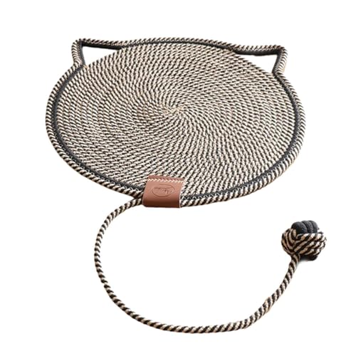 F Fityle Katzenkratzmatte, Katzenkratzunterlage, rutschfeste Bodenkratzunterlage, Katzenschlafmatte mit Ball für Hauskatzen, Schwarz F Fityle Katzenkratzmatte, Katzenkratzunterlage, rutschfeste Bodenkratzunterlage, Katzenschlafmatte mit Ball für Hauskatzen, Schwarz von F Fityle