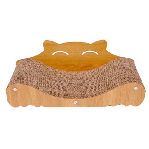 F Fityle Katzenliegebett, Katzencouchbett, Wellpappe, Schutzmöbel, Ruheplatz, Katzenkratzbrett, Katzenloungestuhl aus Karton für mittelgroße Katzen F Fityle Katzenliegebett, Katzencouchbett, Wellpappe, Schutzmöbel, Ruheplatz, Katzenkratzbrett, Katzenloungestuhl aus Karton für mittelgroße Katzen von F Fityle