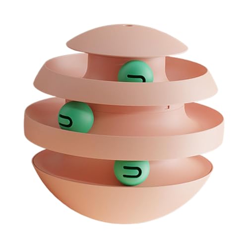 F Fityle Katzenspielzeug Roller Turntable Track Ball Lustiges Spielzeug mit DREI Bällen, Cat Track Ball Turntable Katzenspielzeug Bälle Kätzchen, ROSA F Fityle Katzenspielzeug Roller Turntable Track Ball Lustiges Spielzeug mit DREI Bällen, Cat Track Ball Turntable Katzenspielzeug Bälle Kätzchen, ROSA von F Fityle