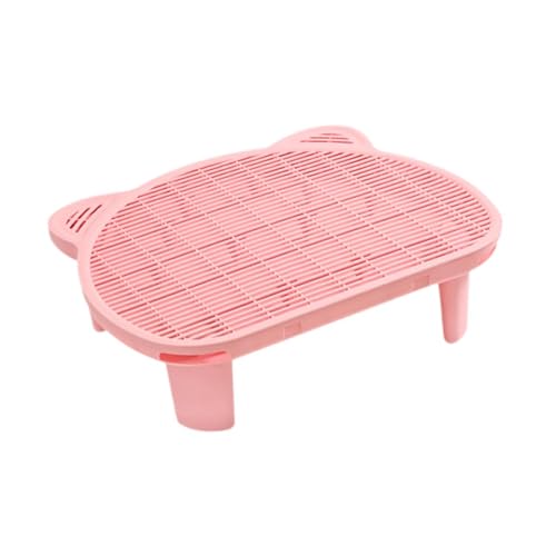 F Fityle Katzenstreu-Matte, Katzenstreu-Auffangmatte, Katzenrampe für Katzentoilette, leicht zu reinigen, doppelschichtiger Streu-Fänger für Haustierbedarf, Rosa F Fityle Katzenstreu-Matte, Katzenstreu-Auffangmatte, Katzenrampe für Katzentoilette, leicht zu reinigen, doppelschichtiger Streu-Fänger für Haustierbedarf, Rosa von F Fityle