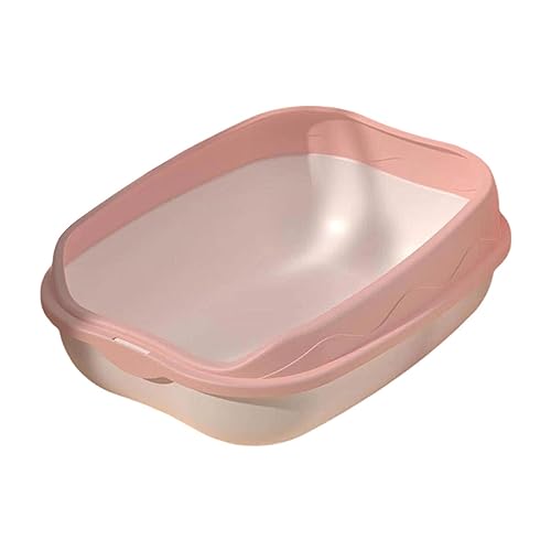 F Fityle Katzentoilette, Katzentoilette, abnehmbar, spritzwassergeschützt, leicht zu reinigen, schmutzabweisend, Streuschutz, Katzentoilette, Katzentoilette, rosa weiß F Fityle Katzentoilette, Katzentoilette, abnehmbar, spritzwassergeschützt, leicht zu reinigen, schmutzabweisend, Streuschutz, Katzentoilette, Katzentoilette, rosa weiß von F Fityle