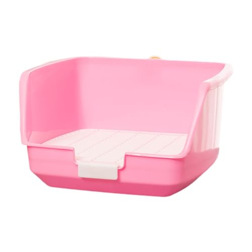 F Fityle Katzentoilette, Katzentoilette für Kleintiere, Bettpfanne, Ecktoilette für Haustiere, PIPI-Toilette für Hamster, leicht zu reinigen, ROT F Fityle Katzentoilette, Katzentoilette für Kleintiere, Bettpfanne, Ecktoilette für Haustiere, PIPI-Toilette für Hamster, leicht zu reinigen, ROT von F Fityle