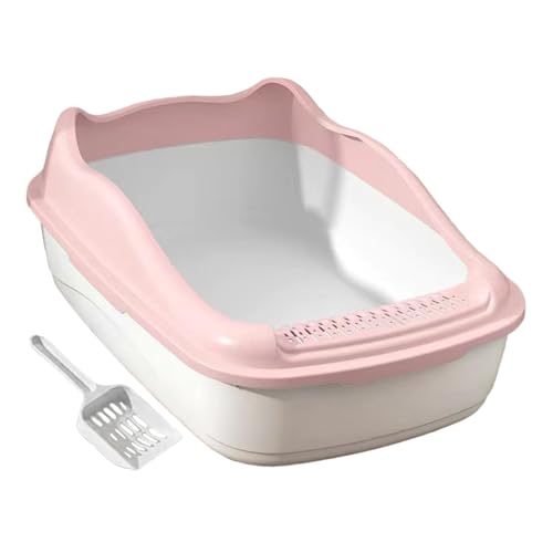 F Fityle Katzentoilette, halbgeschlossen, 56 x 38 x 20 cm, spritzschutz, vielseitig einsetzbar, für Kätzchen bis ältere Katzen, mit offener Oberseite, ROSA F Fityle Katzentoilette, halbgeschlossen, 56 x 38 x 20 cm, spritzschutz, vielseitig einsetzbar, für Kätzchen bis ältere Katzen, mit offener Oberseite, ROSA von F Fityle