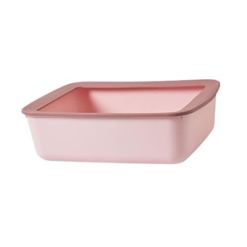 F Fityle Katzentoilette, offene Katzentoilette, Bettpfanne, Kätzchentoilette, Katzentoilette für alle Arten von Katzenstreu, Rosa F Fityle Katzentoilette, offene Katzentoilette, Bettpfanne, Kätzchentoilette, Katzentoilette für alle Arten von Katzenstreu, Rosa von F Fityle