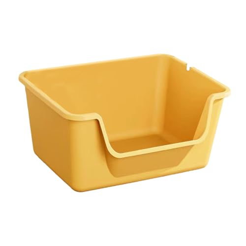 F Fityle Katzentoilette für Haustiere mit offener Oberseite, hohe Seitenwände, Stabiler Katzensandkasten für Hauskatzen, spritzwassergeschütztes, Orange F Fityle Katzentoilette für Haustiere mit offener Oberseite, hohe Seitenwände, Stabiler Katzensandkasten für Hauskatzen, spritzwassergeschütztes, Orange von F Fityle